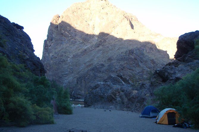 2‑Day Black Canyon & Hoover Dam Kayak Camping Adventure - Emerald Cave: green-water photos and a swim break
