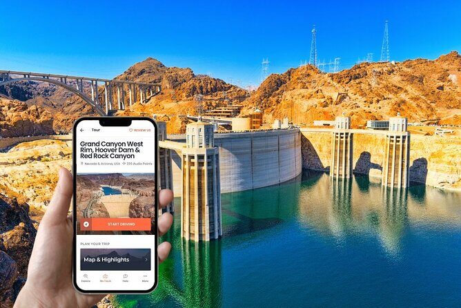 Audio Driving Tour: Grand Canyon West, Hoover Dam Red Rock Canyon - How the GuideAlong offline GPS audio keeps you on track