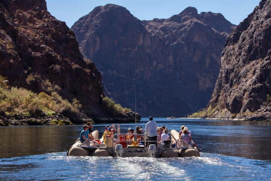 Grand Canyon Helicopter Flight & Hoover Dam River Float Raft - Helicopter flight: forward-facing seats and pilot narration that helps you read the scenery