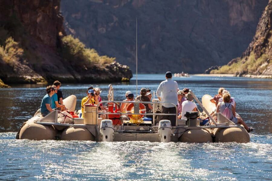 Grand Canyon Helicopter Flight & Hoover Dam River Float Raft - Grand Canyon from above: seeing the river’s turns and the canyon’s structure