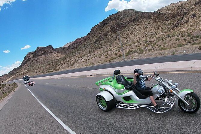 Hoover Dam Guided Trike or Slingshot Tour - Automatic Rewaco trikes vs Polaris Slingshot: choose your style