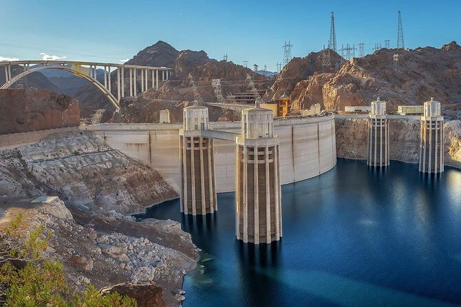 Hoover Dam Inside Tour from Las Vegas, WiFi - Memorial Bridge: fast views that photograph like a dream
