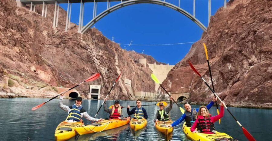 Hoover Dam Kayak Tour & Hike - shuttle from Las Vegas - Hot Springs and a Sauna Cave: The Break You’ll Brag About