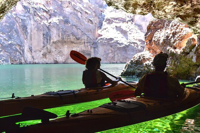 Hoover Dam Walk & Emerald Cave Kayak Combo with Lunch - The canyon paddle toward Emerald Cave: wildlife spotting and calmer water moments