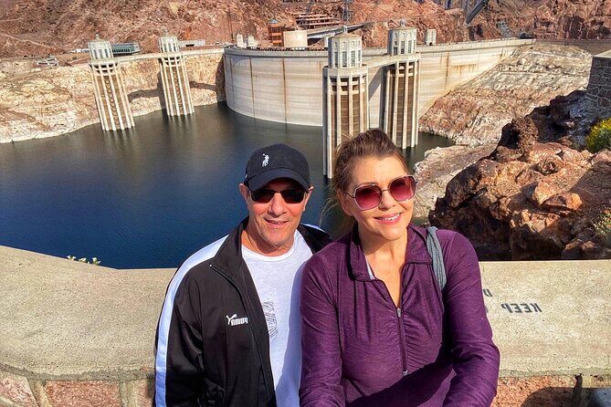 Hoover Dam Walk-On-Top Tour w/ Seven Magic Mountains & Vegas Sign - Mike O’Callaghan–Pat Tillman Memorial Bridge: nearly 900 feet up