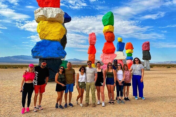 Hoover Dam Walk-On-Top Tour w/ Seven Magic Mountains & Vegas Sign - First stop: Welcome to Fabulous Las Vegas sign photos