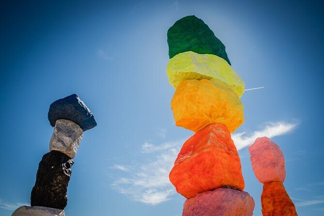 Las Vegas Day Tour – Hoover Dam, Seven Magic, Red Rock & Fremont - Seven Magic Mountains: The Color Stack That Loves Photos