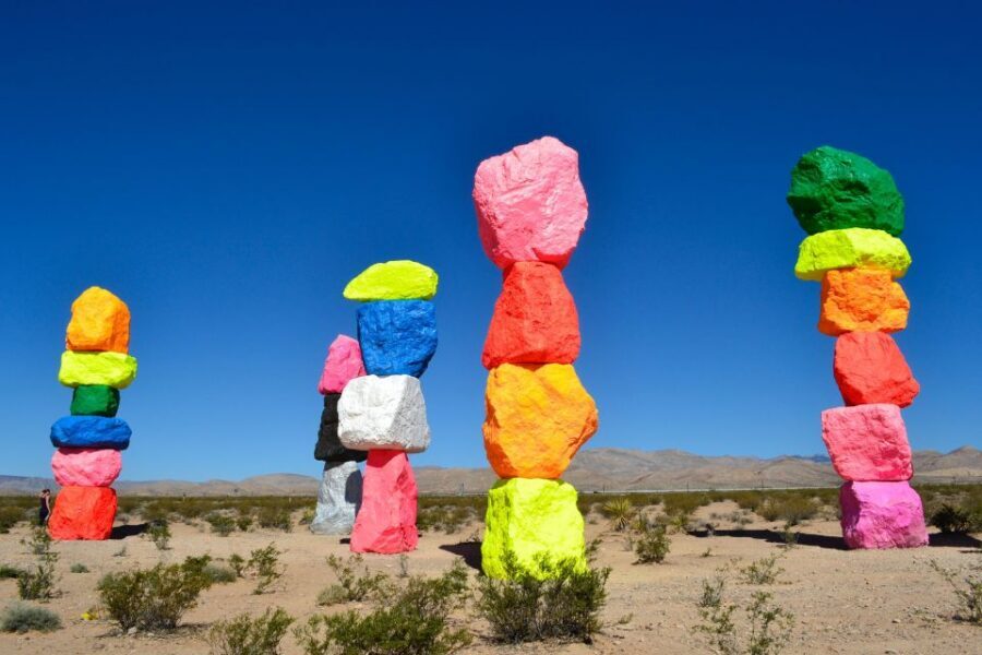 Las Vegas: Grand Canyon, Hoover Dam & 7 Magic Mountains Tour - Grand Canyon West: Guano Point and Eagle Point on your schedule