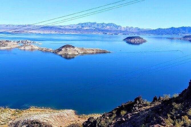 Small Group Max 12 Hoover Dam, 7 Magic Mt. Half Day Express Tour - Lake Mead Overlook: where the water scale clicks