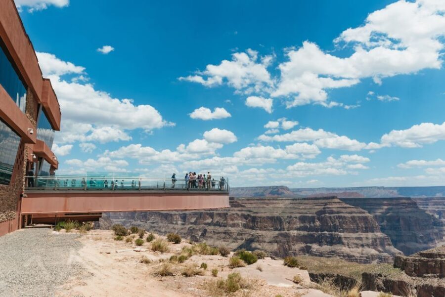 Vegas: Grand Canyon, Hoover Dam, Skywalk Option, & Two Meals - Eagle Point: Skywalk views and a chance to browse